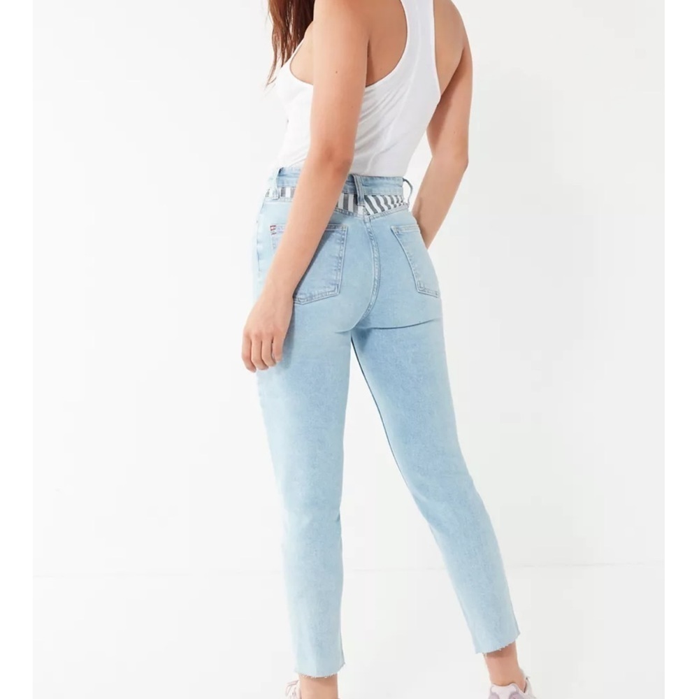 BDG Girlfriend High-Rise Jean – Striped Yoke - Picture 7 of 9